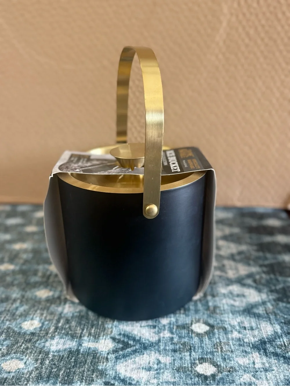 Thyme & Table Black and Gold Ice Bucket